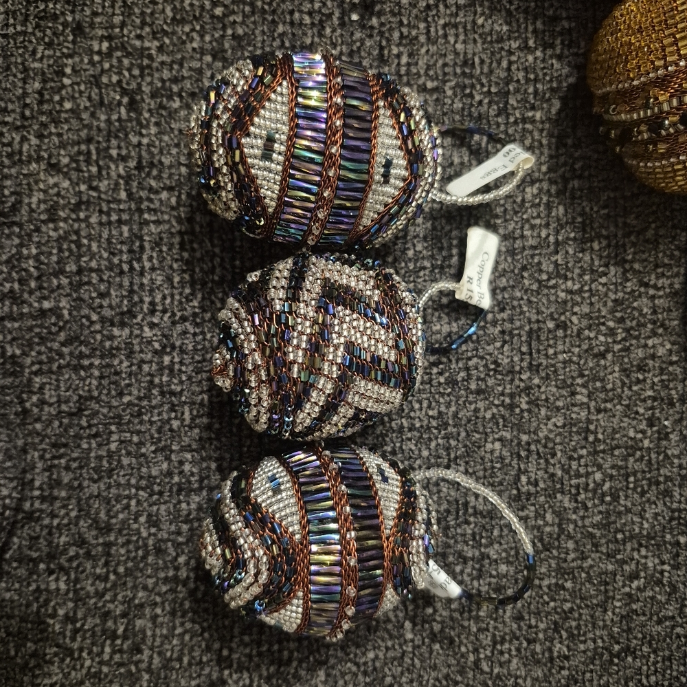Copper Beaded Eggs